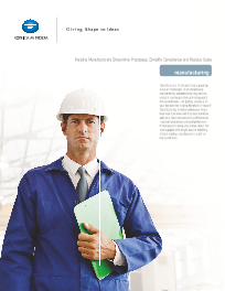 KM, Manufacturing Brochure, Konica-Minolta, Zone-3 Business Solutions