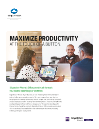 Konica Minolta, Maximize Productivity, Konica-Minolta, Zone-3 Business Solutions