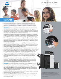 KM, education, West Aurora Public Schools, k-12, Konica-Minolta, Zone-3 Business Solutions