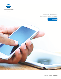 Mobility Brochure, Konica-Minolta, Zone-3 Business Solutions