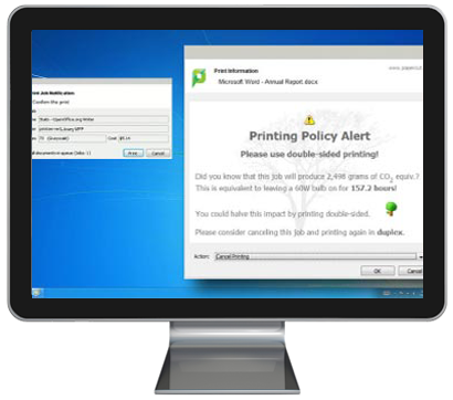 Papercut, Print Policy Alert, Zone-3 Business Solutions