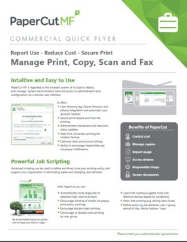 Papercut, Mf, Commercial, Zone-3 Business Solutions