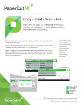 Papercut, Mf, Ecoprintq, Zone-3 Business Solutions